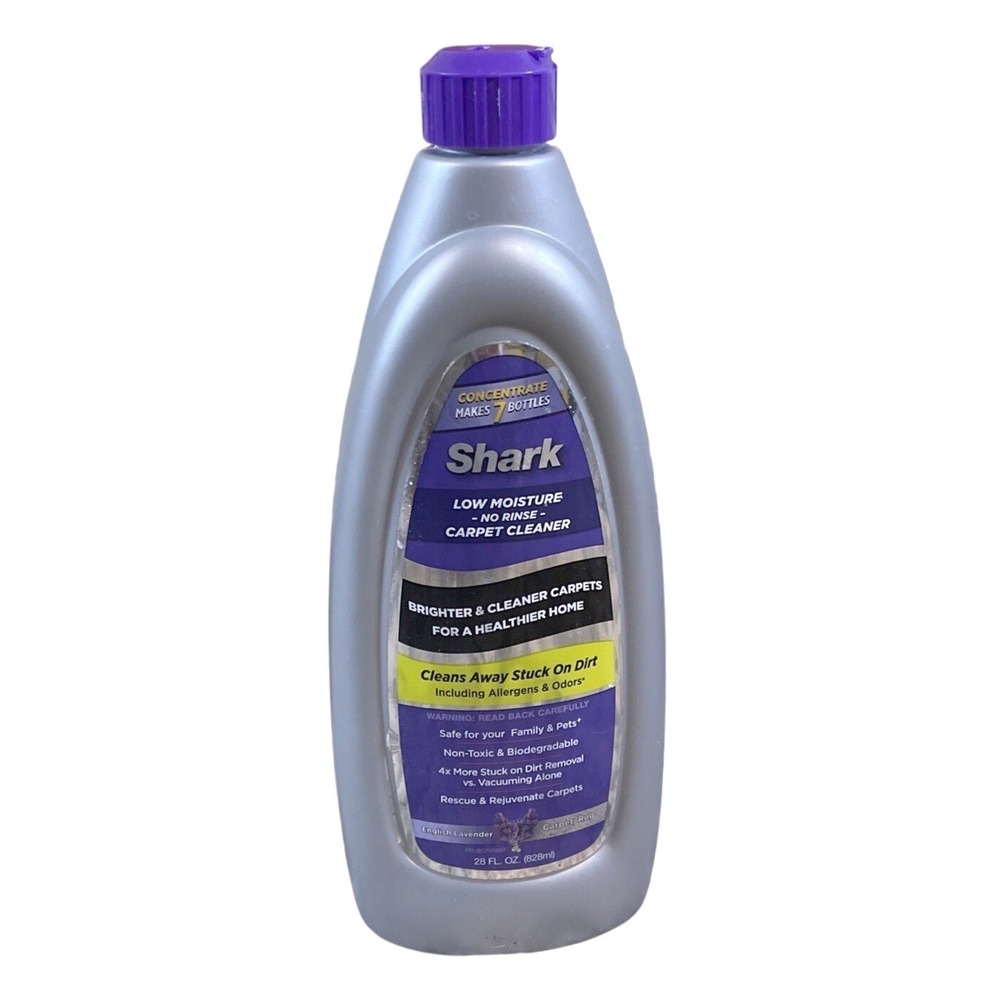 Shark Carpet‎ Shampoo Low Moisture No Rinse English Lavender 28 FL oz Sealed New